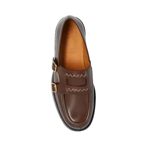 Double Monk Strap Loafers