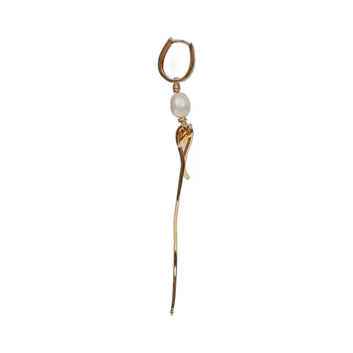 Bow Pearl Drop Earrings
