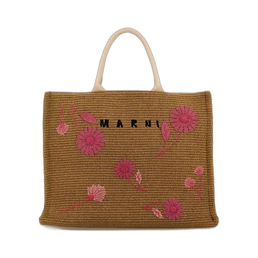 Tote Bag With Floral Embroidery