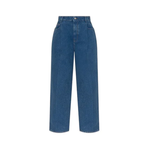 High-Waisted Wide-Leg Jeans