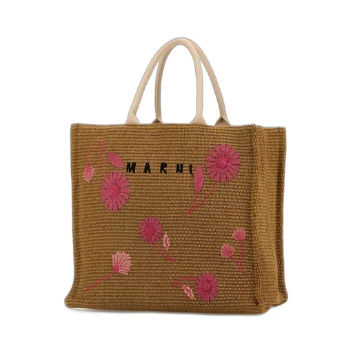 Tote Bag With Floral Embroidery