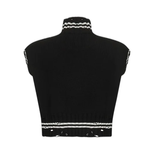 Sleeveless Turtleneck Sweater