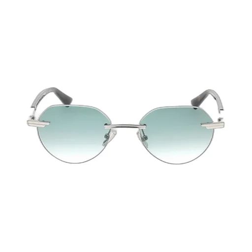 Rimless Oval Sunglasses