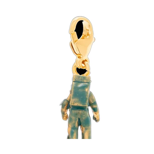 Astronaut, Dog, And Pink Figure Charm