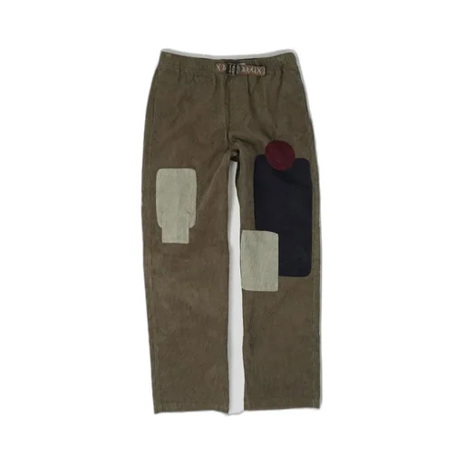 Patchwork Corduroy Pants