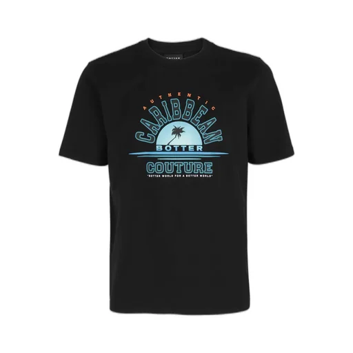 T-Shirt With Caribbean Graphic