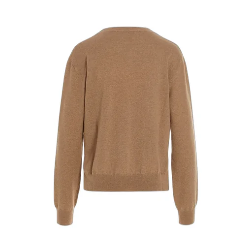 Logo Embroidered Crewneck Sweater