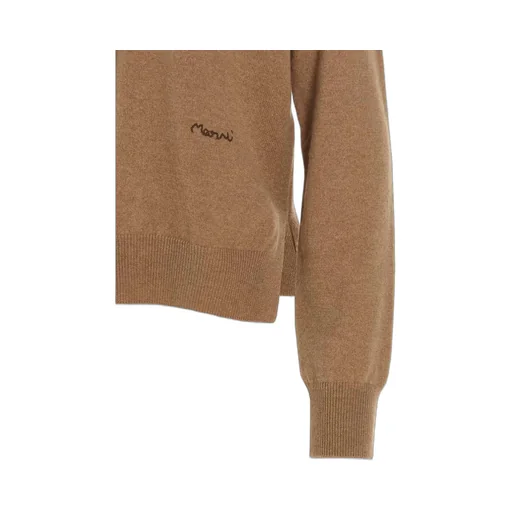 Logo Embroidered Crewneck Sweater