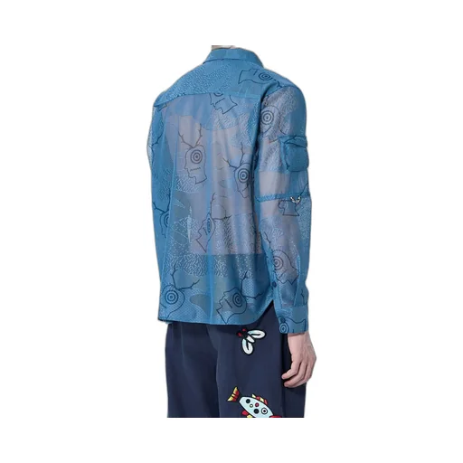 Printed Mesh Shirt