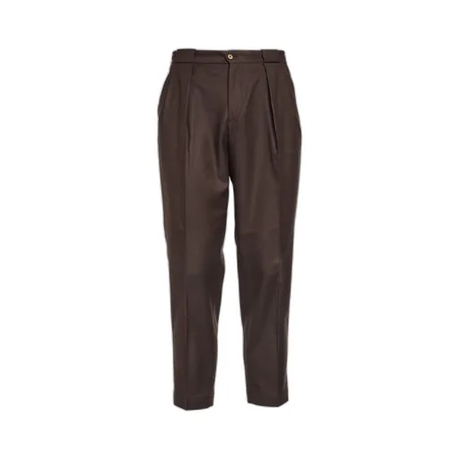Pleated Wool Trousers