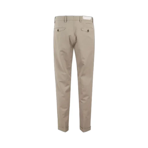 Pleated Cotton Chinos