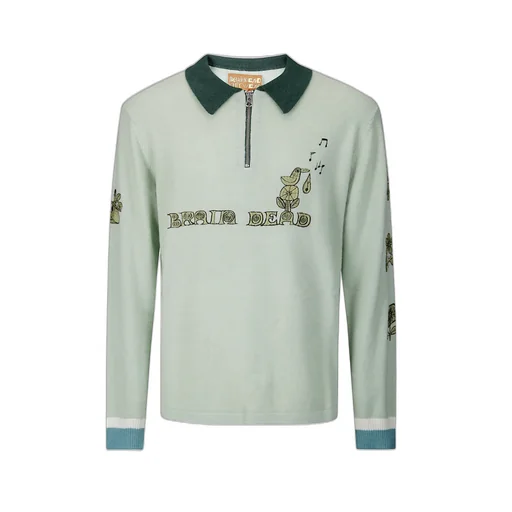 Graphic Print Polo Shirt