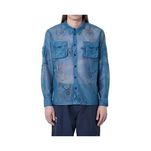 Printed Mesh Shirt