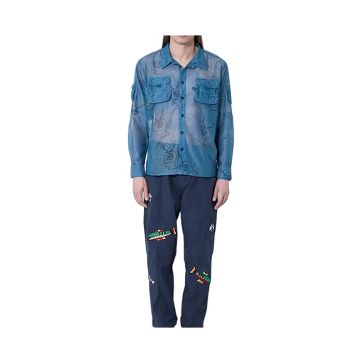 Printed Mesh Shirt
