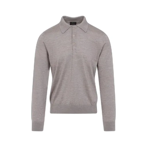 Long-Sleeve Polo Sweater