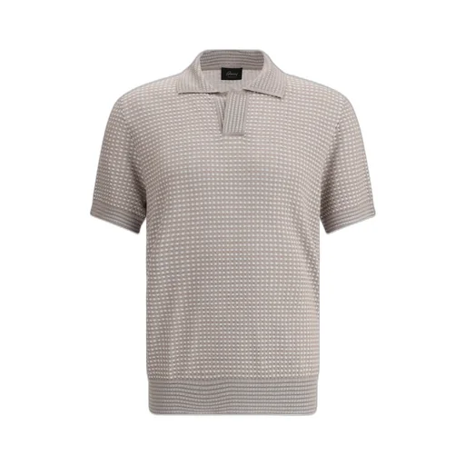 Short-Sleeve Knit Polo Shirt