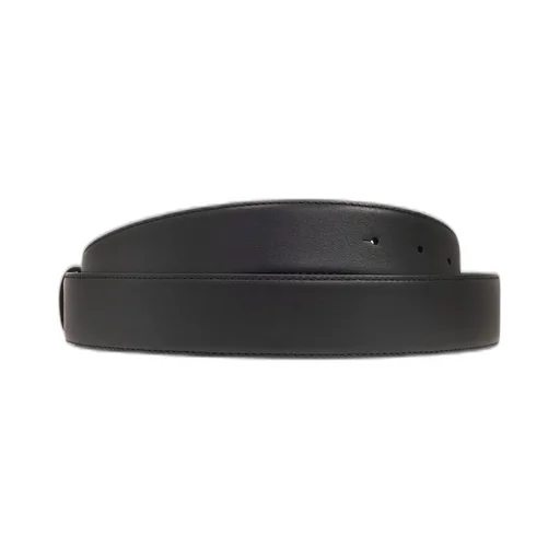 Belt With Logo Buckle