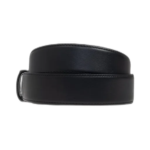 Belt With Logo Buckle