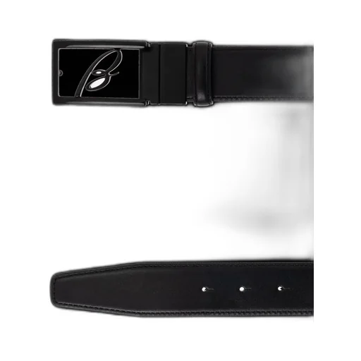Belt With Logo Buckle