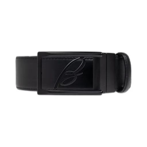 Belt With Logo Buckle
