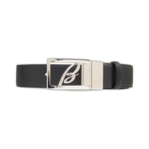 Belt With Logo Buckle