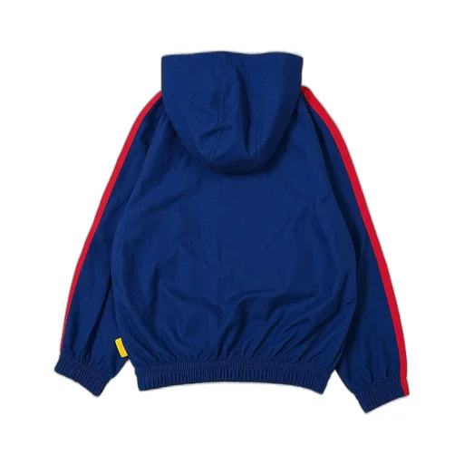 Hooded Jacket With Side Stripes