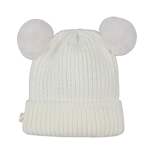 Beanie With Pom Poms