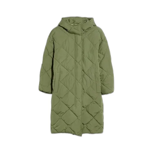 Quilted Longline Coat