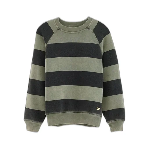 Striped Crewneck Sweatshirt
