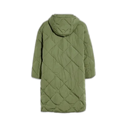 Quilted Longline Coat