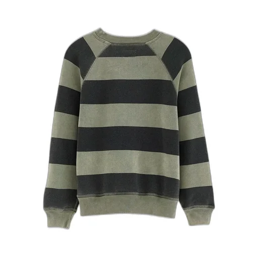 Striped Crewneck Sweatshirt