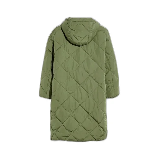 Quilted Longline Puffer Coat