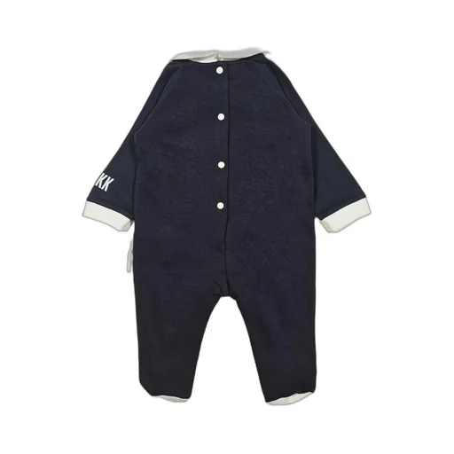 Baby Boys Logo Print Footed Pajamas