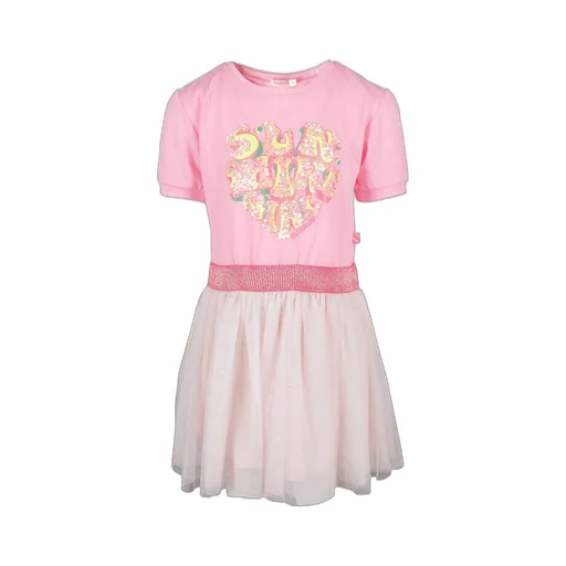 T-Shirt Dress With Tulle Skirt