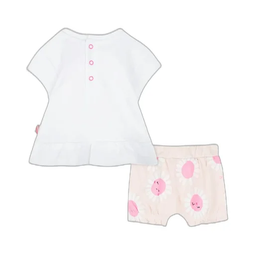 Baby Girls Sun Print T-Shirt And Shorts Set