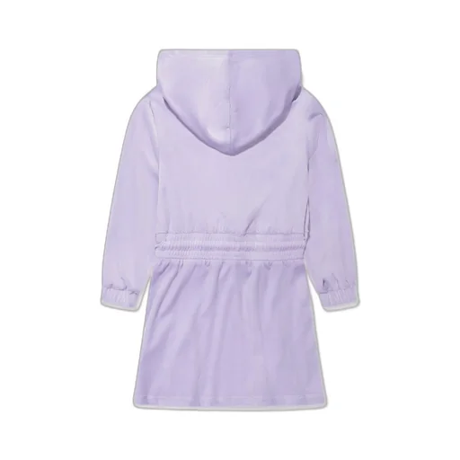 Velour Rainbow Hoodie Dress