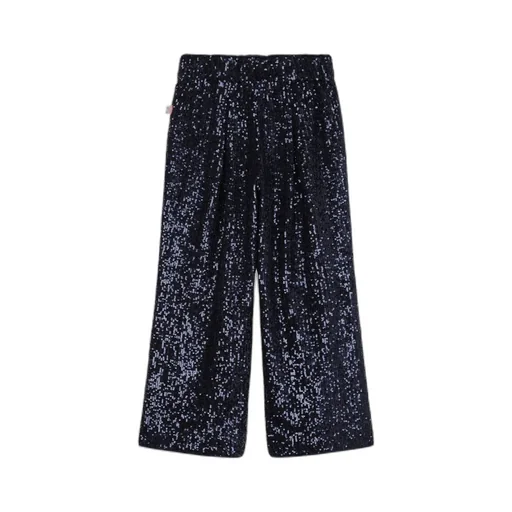 Sequin Wide-Leg Pants