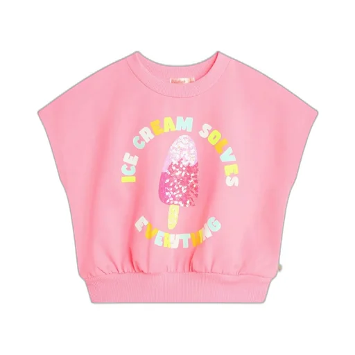 T-Shirt With Ice Cream Print