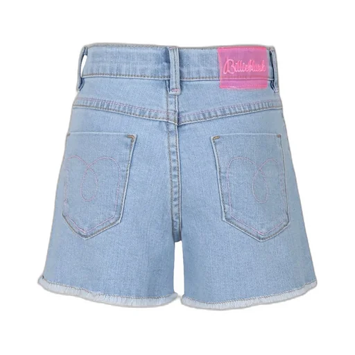Denim Shorts With Sequins