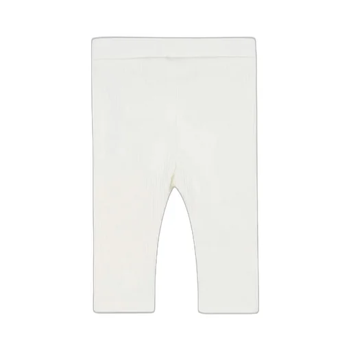 Ribbed Leggings With Cloud Appliqué