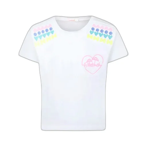 T-Shirt With Heart And Bow Details