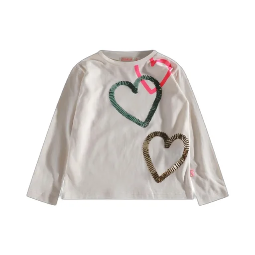 Long Sleeve T-Shirt With Hearts