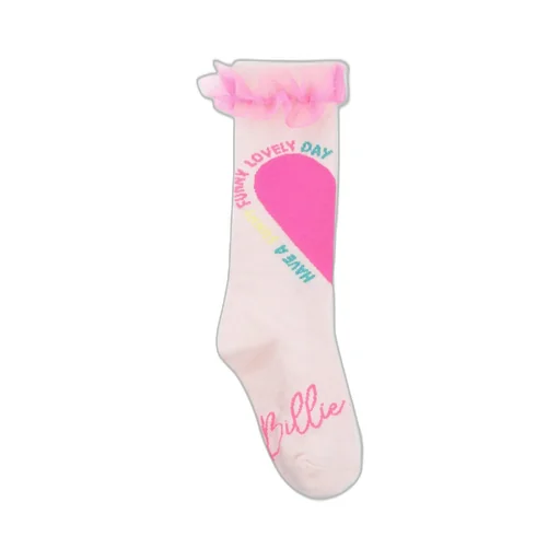 Knee High Socks With Ruffle Trim