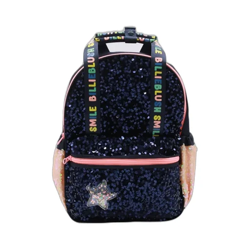 Sequin Backpack With Star Detail