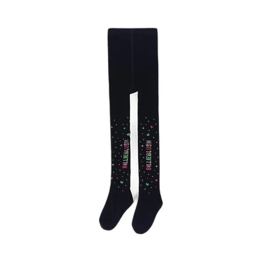 Tights With Hearts And Logo