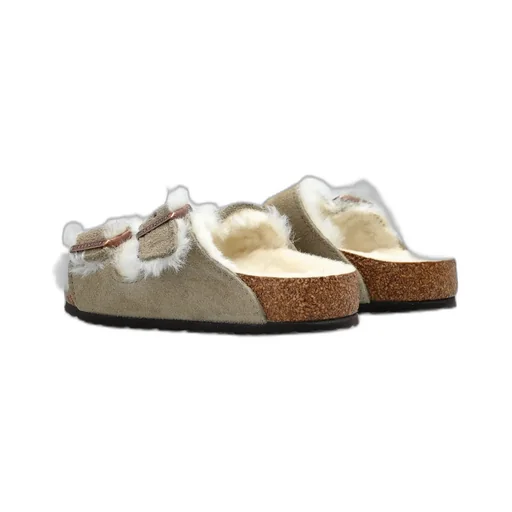 Arizona Shearling-Lined Suede Sandals