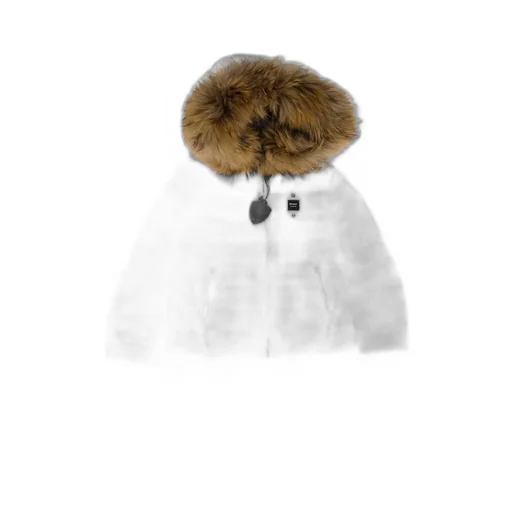 Puffer Jacket With Fur Hood