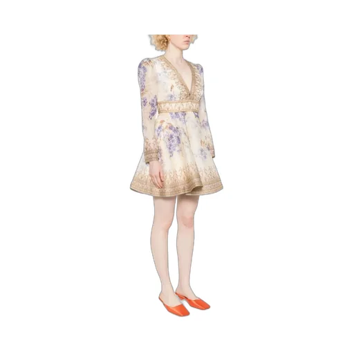 Floral Print Mini Dress