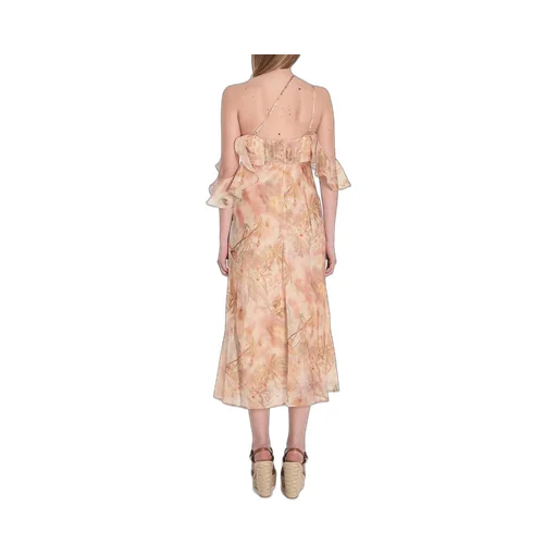 One-Shoulder Ruffle Dress