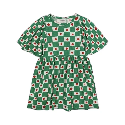 Apple Check Dress